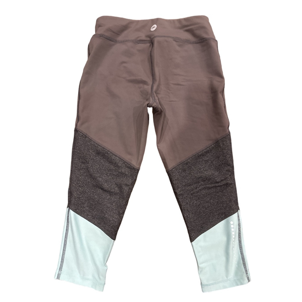 Women's Avia Capris Brown/Tan Size S - Picture 2 of 3